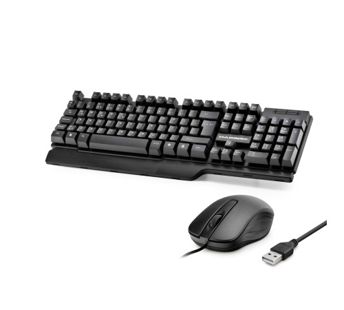 Ablolu Klavye Mouse Set Q Siyah HD861