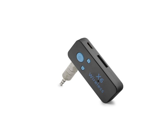 AUX Bluetooth Ses Alıcı Adaptör Handsfree - Siyah HD9004