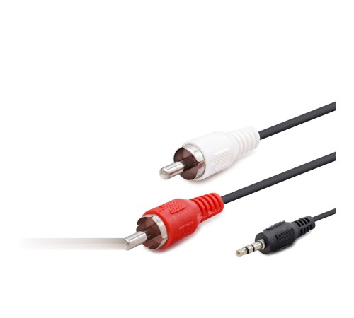 3.5 Mm To 2Rca Kablo 2Lıne 1.5M Siyah HDX1042
