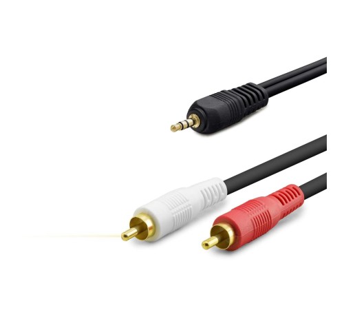 3.5 Mm To 2Rca Kablo 2Lıne Gold 10M Siyah HDX1061