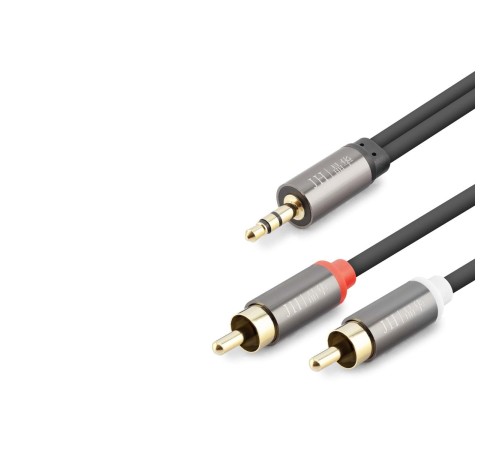 3.5 Mm To 2Rca Kablo 2Lıne Gold 1.5M Siyah HDX1067