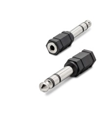 6.5 Mm To 3.5 Mm F Çevirici Enstruman Gitar Siyah HDX1265