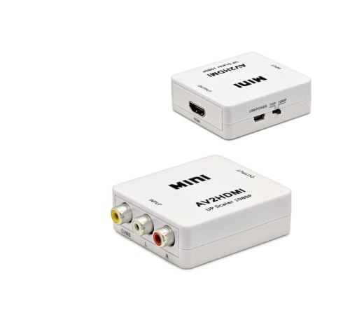 Dişi to HDMI Dişi Görüntü Dönüştürücü 1080p Full HD - Beyaz HDX1282