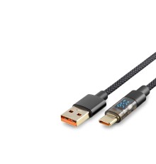 Type-C To Usb Kablo Akıllı 35W 1.2M Siyah HDX1300K