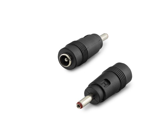 Notebook Adaptör Ucu Çevirici 3.5*1.35 (M) To 5.5*2.5 (F) 10Lu Paket Siyah HDX1314