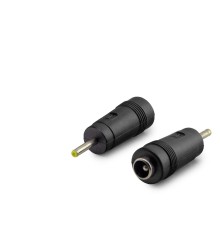 Notebook Adaptör Ucu Çevirici 5.5*2.5 (M) To 2.3*0.7 (F) 10Lu Paket Siyah HDX1338