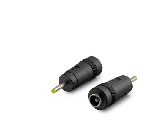 Notebook Adaptör Ucu Çevirici 5.5*2.5 (M) To 2.3*0.7 (F) 10Lu Paket Siyah HDX1338