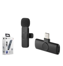 Type-C Kablosuz Mikrofon - Siyah HDX2785