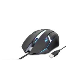 Kablolu Oyuncu Mouse Led 800/1600 Dpı 140Cm Siyah HDX3257