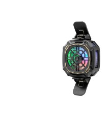 Telefon Buz Soğutucu Fan Mıknatıs Ve Klips Rgb Siyah HDX4381