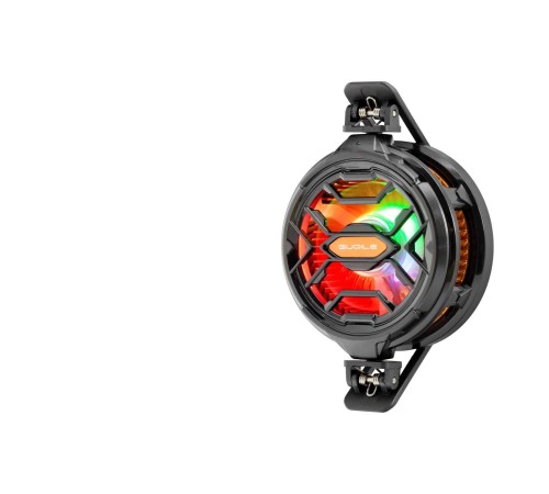 Telefon Buz Soğutucu Fan Mıknatıs Ve Klips Rgb Siyah HDX4382