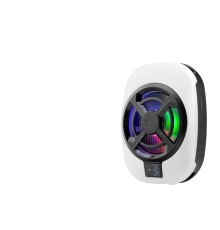 Telefon Buz Soğutucu Fan Isı Gösterge Led Beyaz HDX4612