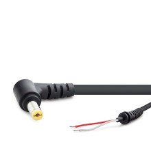 Notebook Adaptör Kablosu 5.5*1.7 L Tip Acer 30W-90W 1.2M Siyah HDX5511