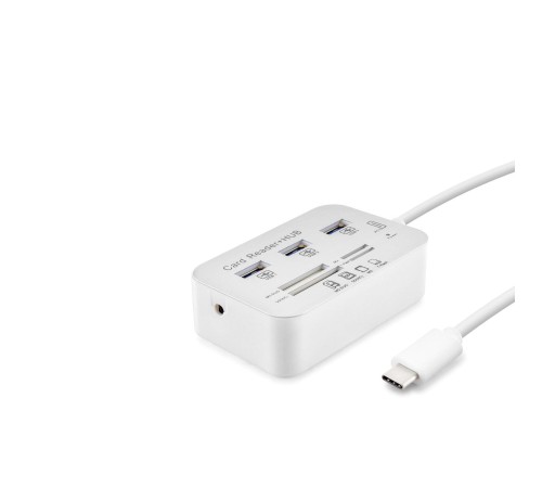 Type-C Hub 3*Usb3.0 + Ms + Sd + M2 + Tf 20Cm Beyaz HDX7029