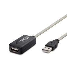 USB Uzatma Kablosu 10 m - Silver Siyah HDX7513