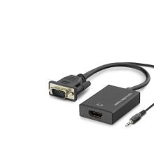 Vga To Hdmı F Çevirici + Audıo 1080P Siyah HDX7794