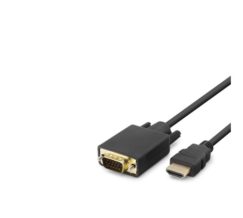 Hdmı To Vga Kablo Pvc 120Hz 1080P 1.8M Siyah HDX7795