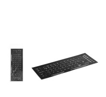 Klavye Stıcker Tuş Takımı Rusça Q Siyah HDX8258