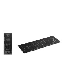 Klavye Stıcker Tuş Takımı Arapça İngilizce Siyah HDX8262