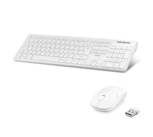 Wıreless Klavye Mouse Set Q Beyaz OAK920B