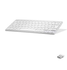 Bluetooth Klavye Multıdevıce Dual Mode 2.4Ghz Beyaz OKR220B