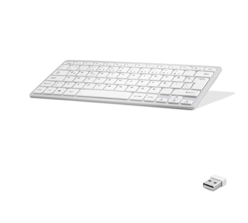 Bluetooth Klavye Multıdevıce Dual Mode 2.4Ghz Beyaz OKR220B