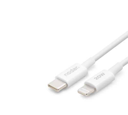 Type-C Lightning Şarj Ve Data Kablosu 20W 1 M - Beyaz ND1151