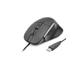7D Ergonomi̇k Kablolu Ofi̇s Mouse 3600 Dpi - Siyah ND1209B