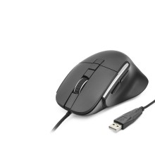 7D Ergonomi̇k Kablolu Ofi̇s Mouse 3600 Dpi - Siyah ND1209B