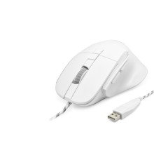7D Ergonomi̇k Kablolu Ofi̇s Mouse 3600 Dpi - Beyaz ND1209W