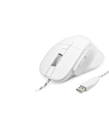 7D Ergonomi̇k Kablolu Ofi̇s Mouse 3600 Dpi - Beyaz ND1209W