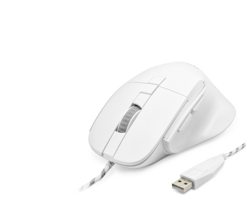 7D Ergonomi̇k Kablolu Ofi̇s Mouse 3600 Dpi - Beyaz ND1209W