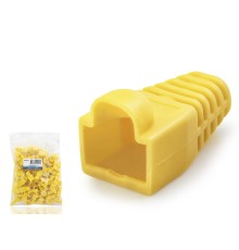 Rj45 Konnektör Papuç - 100 Adet Sari / Ekonomik Poşet Paket ND2427