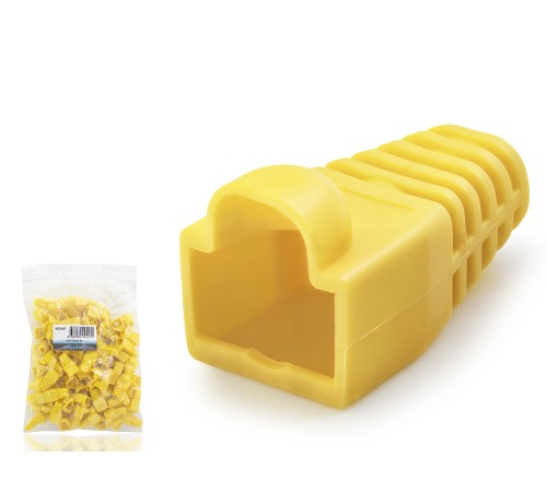 Rj45 Konnektör Papuç - 100 Adet Sari / Ekonomik Poşet Paket ND2427