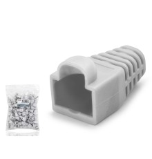 Rj45 Konnektör Papuç - 100 Adet Gri / Ekonomik Poşet Paket ND2434