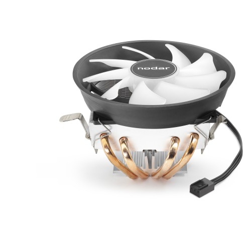 Cpu İşlemci Soğutucu 300 Serisi 4 Bakır Borulu - Siyah Beyaz ND2600