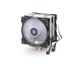 Cpu İşlemci Kule Tipi Soğutucu Çift Fanlı 6 Bakır Borulu - Siyah ND2601