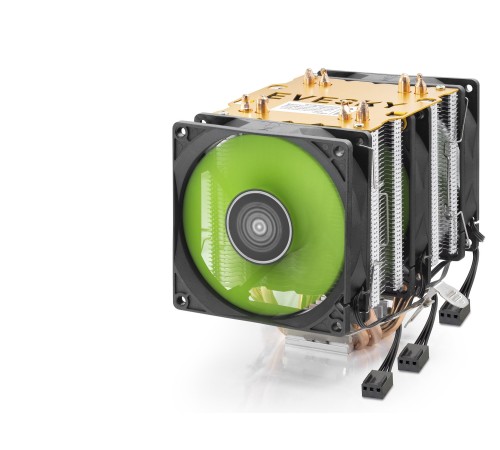 Cpu İşlemci Kule Tipi Soğutucu 600 Serisi Üç Fanlı 6 Bakır Borulu ND2605