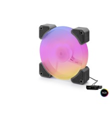 Kasa Fanı Rgb 12 Cm - Siyah ND2660