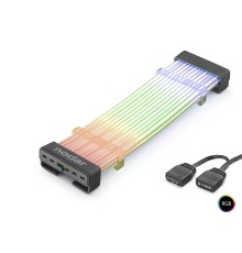 24 Pin Argb Anakart Güç Uzatma Kablosu Bükülebilir 2 Mm 54 60 Led Siyah ND2801B