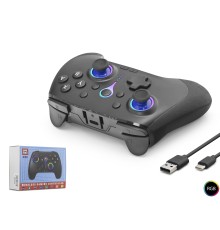 Bluetooth Gamepad Pc Ios Android Switch Ps3 Ps4 Uyumlu Rgb - Siyah ND505B
