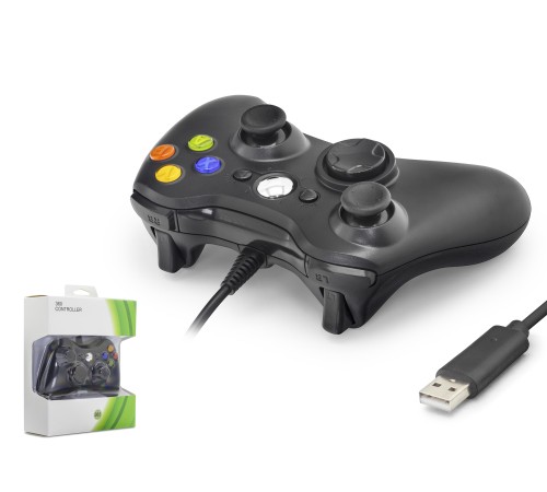 Gamepad Pc Xbox 360 Uyumlu Kablolu - Siyah ND506B