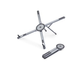 Katlanir Manyeti̇k 360 Derece Döner Masaüstü Tablet Ve Laptop Standi Metal - Gümüş ND8032