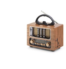 Bluetooth Nostaljik Hoparlör Fm 16.7 X 9.5 X 13.8 Cm NS6638BT