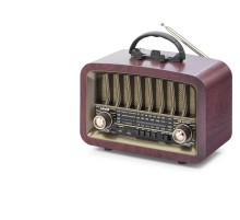 Bluetooth Nostaljik Hoparlör Fm 24.8 X 11.7 X 18.5 Cm NS6639BT