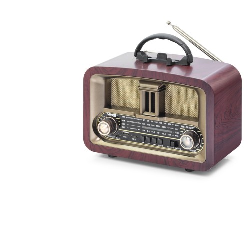 Bluetooth Nostaljik Hoparlör Fm 24.8 X 11.7 X 18.5 Cm NS6650BT