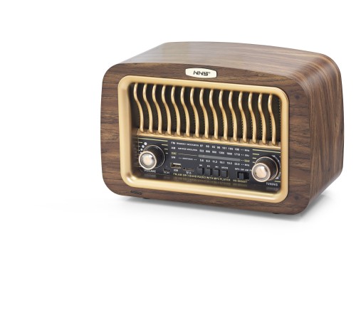 Bluetooth Nostaljik Hoparlör Fm 285 X 133 X 189 Cm NS6656BT