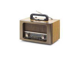 Bluetooth Nostaljik Hoparlör Fm Kumandalı 31 X 17.7 X 19.9 Cm NS6670BT