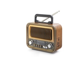 Bluetooth Nostaljik Hoparlör Fm 20 X 10.2 X 14.5 Cm NS7110BT