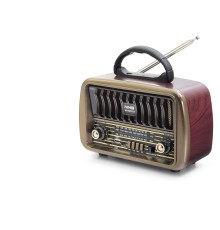 Bluetooth Nostaljik Hoparlör Fm 21.3 X 8.9 X 14.6 Cm NS8067BT